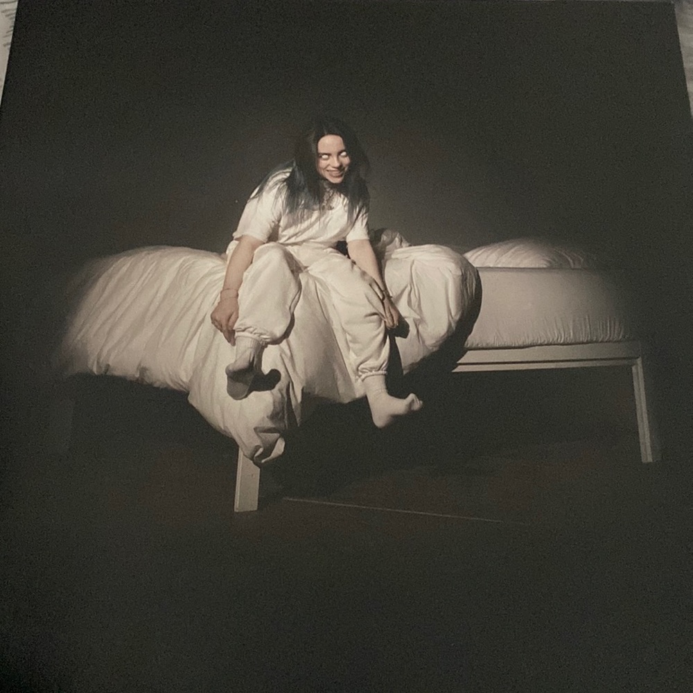 Billie Eilish When We All Fall Asleep Where do We Go Neon Orange Record Vinyl